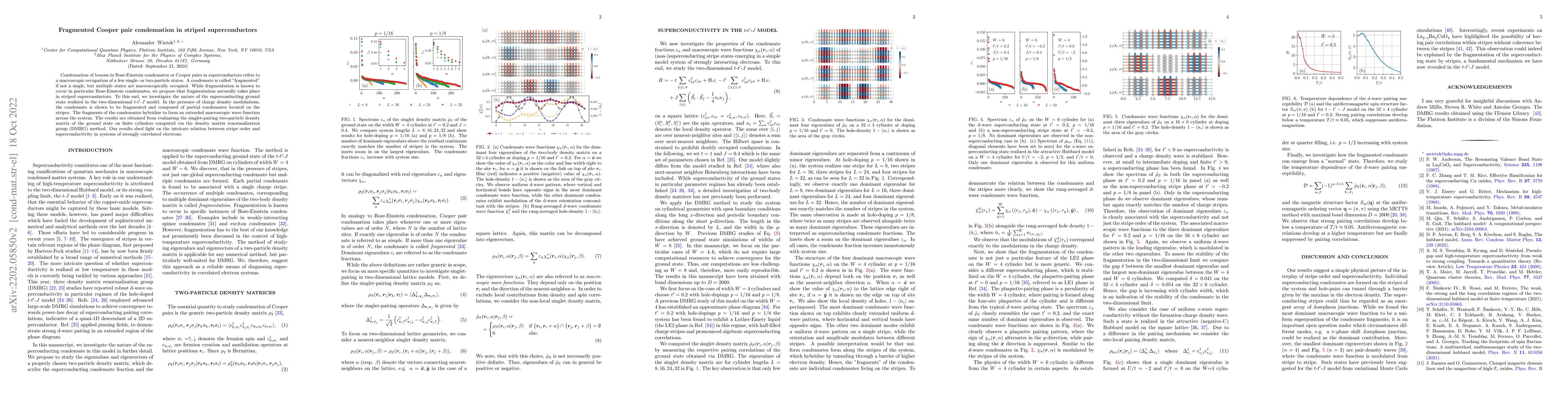 Thumbnail for Fragmented Cooper pair condensation in striped superconductors