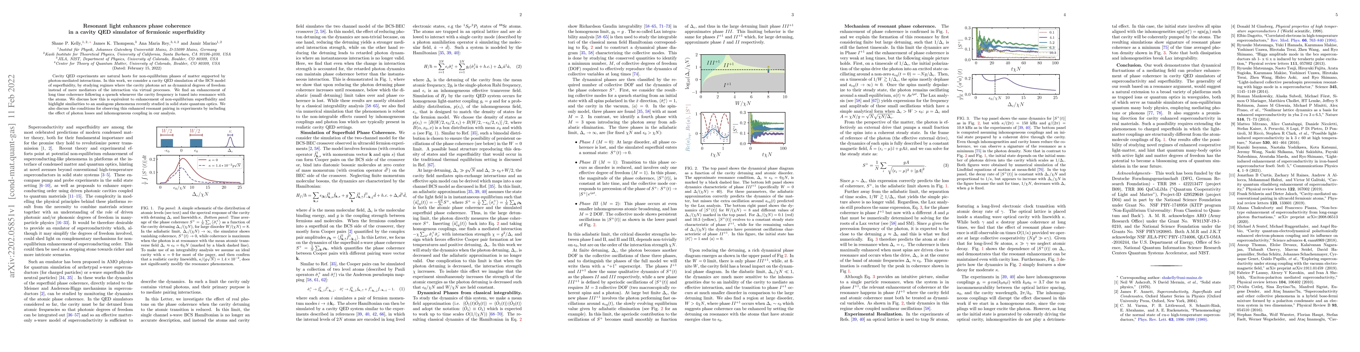 Thumbnail for Resonant light enhances phase coherence in a cavity QED simulator of
  fermionic superfluidity