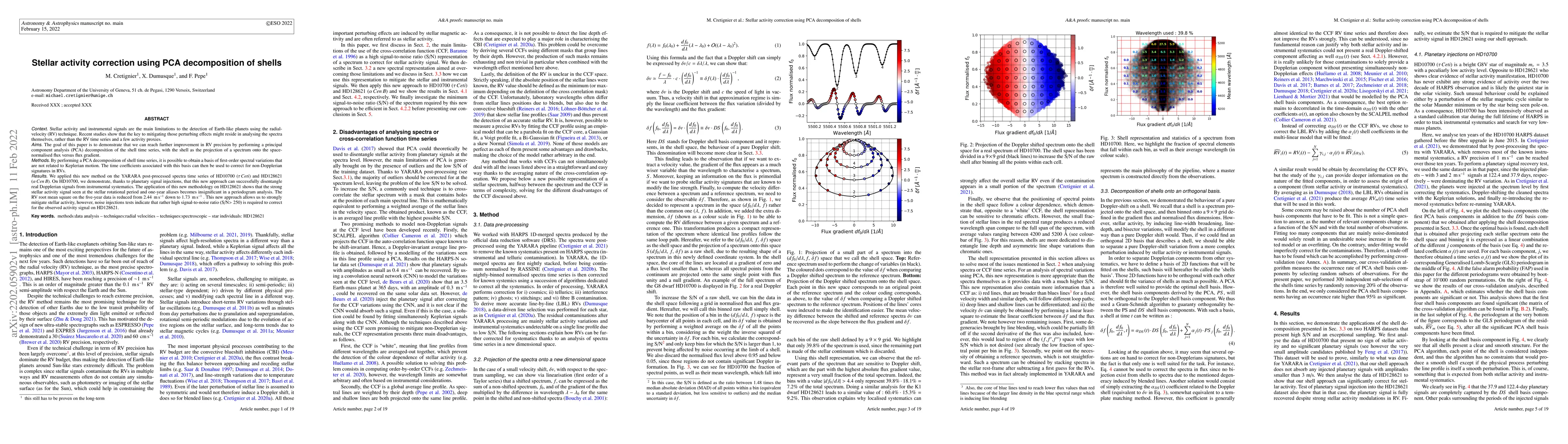 Thumbnail for Stellar activity correction using PCA decomposition of shells