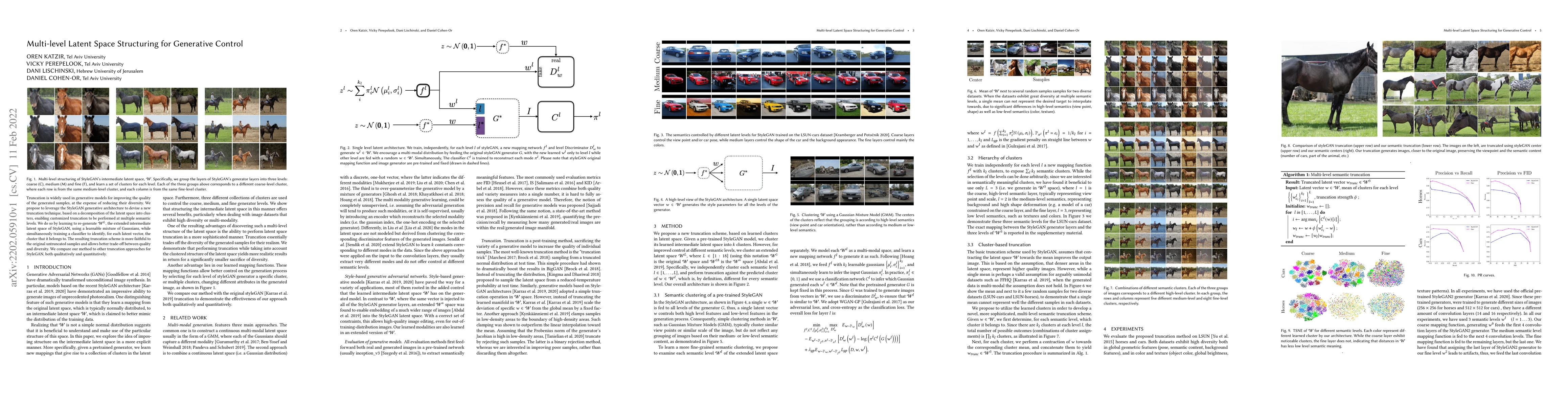Thumbnail for Multi-level Latent Space Structuring for Generative Control
