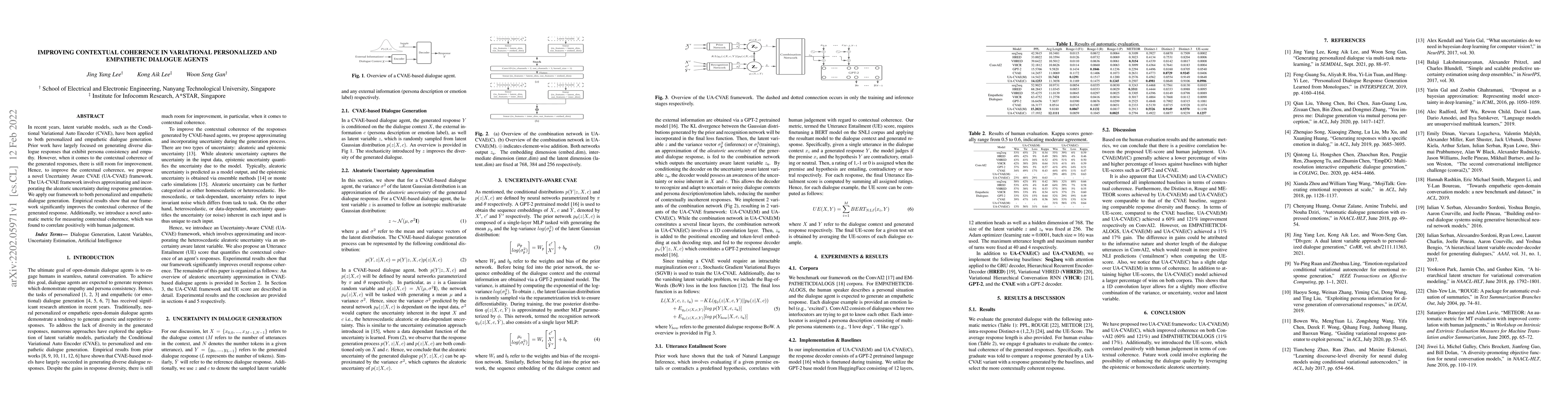 Thumbnail for Improving Contextual Coherence in Variational Personalized and
  Empathetic Dialogue Agents