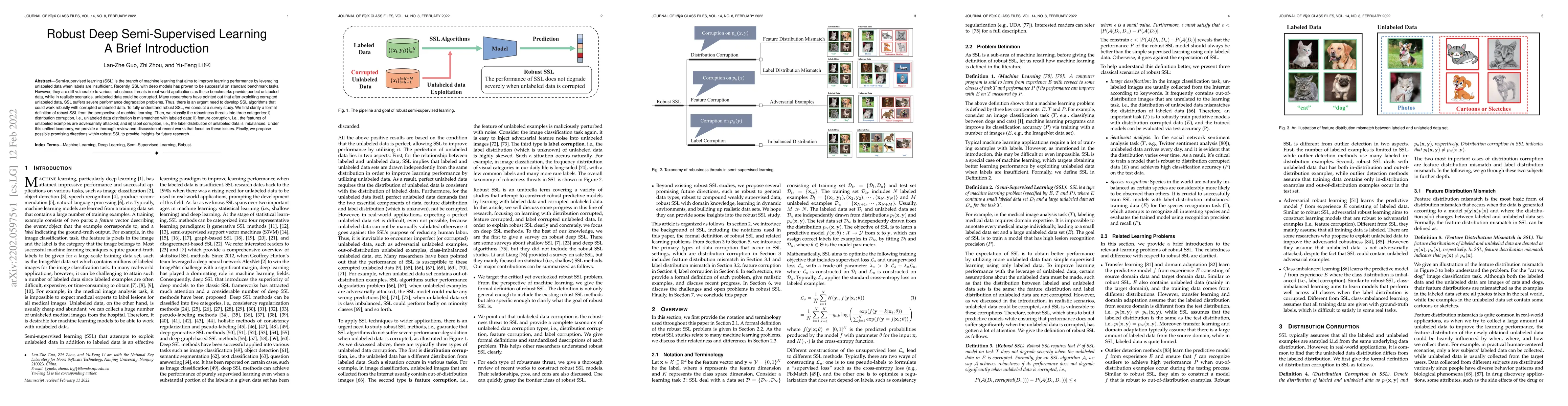 Thumbnail for Robust Deep Semi-Supervised Learning: A Brief Introduction