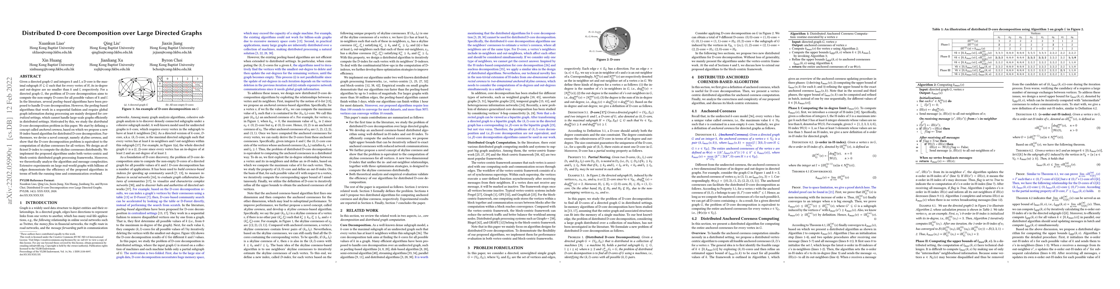 Thumbnail for Distributed D-core Decomposition over Large Directed Graphs