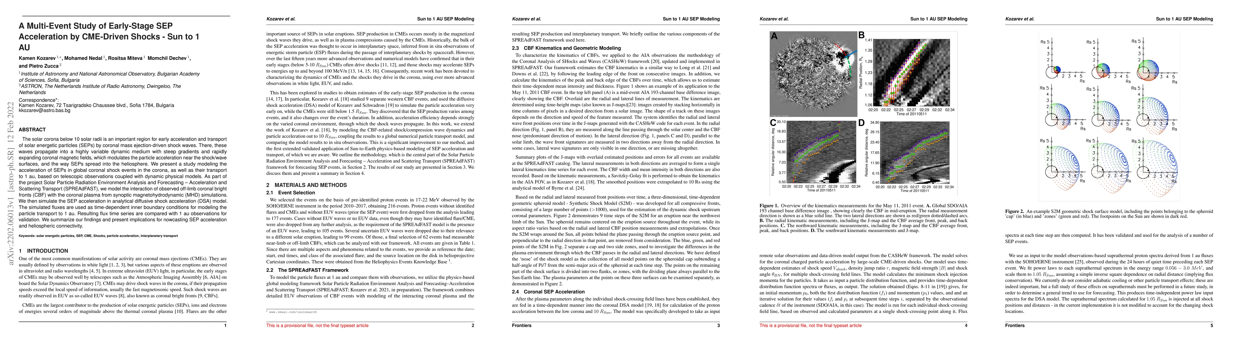 Thumbnail for A Multi-Event Study of Early-Stage SEP Acceleration by CME-Driven Shocks
  -- Sun to 1 AU