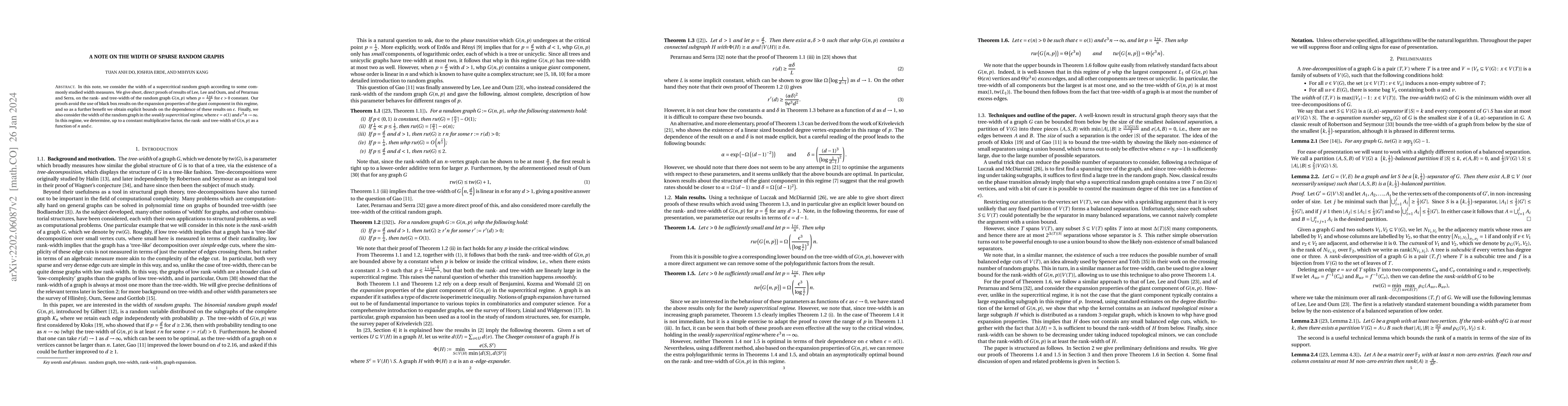 Thumbnail for A note on the width of sparse random graphs