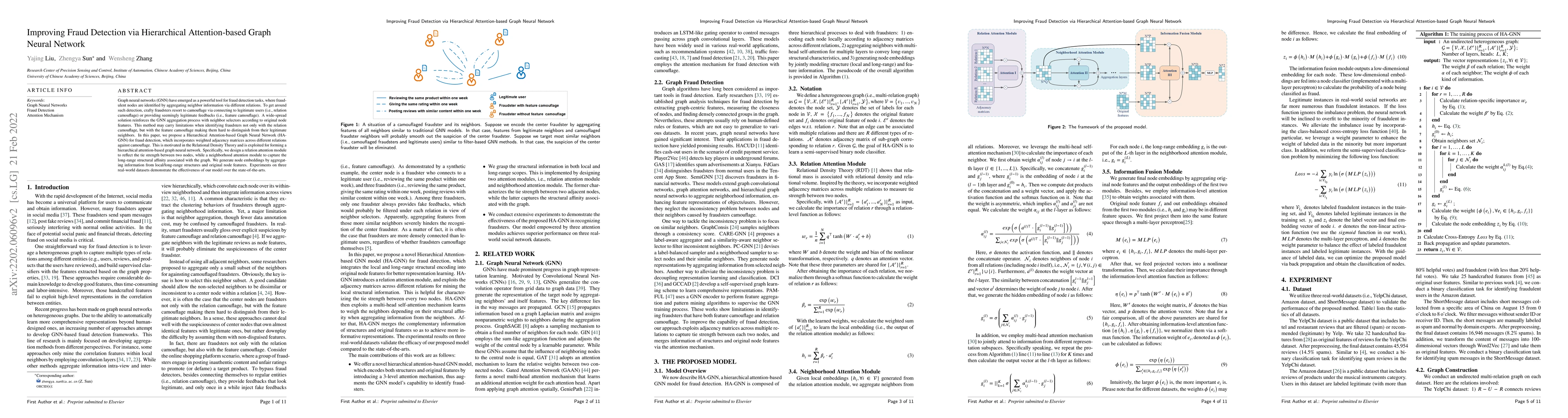Thumbnail for Improving Fraud Detection via Hierarchical Attention-based Graph Neural
  Network