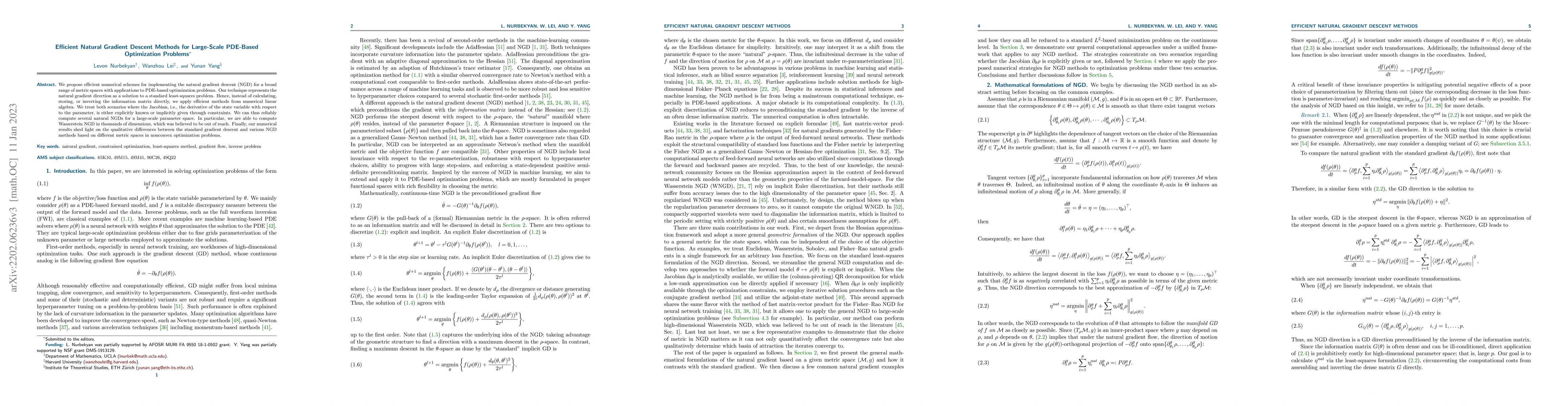 Thumbnail for Efficient Natural Gradient Descent Methods for Large-Scale PDE-Based
  Optimization Problems
