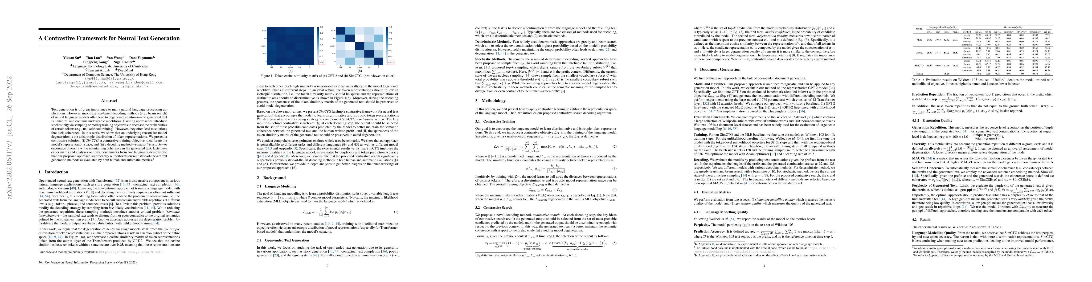 Thumbnail for A Contrastive Framework for Neural Text Generation