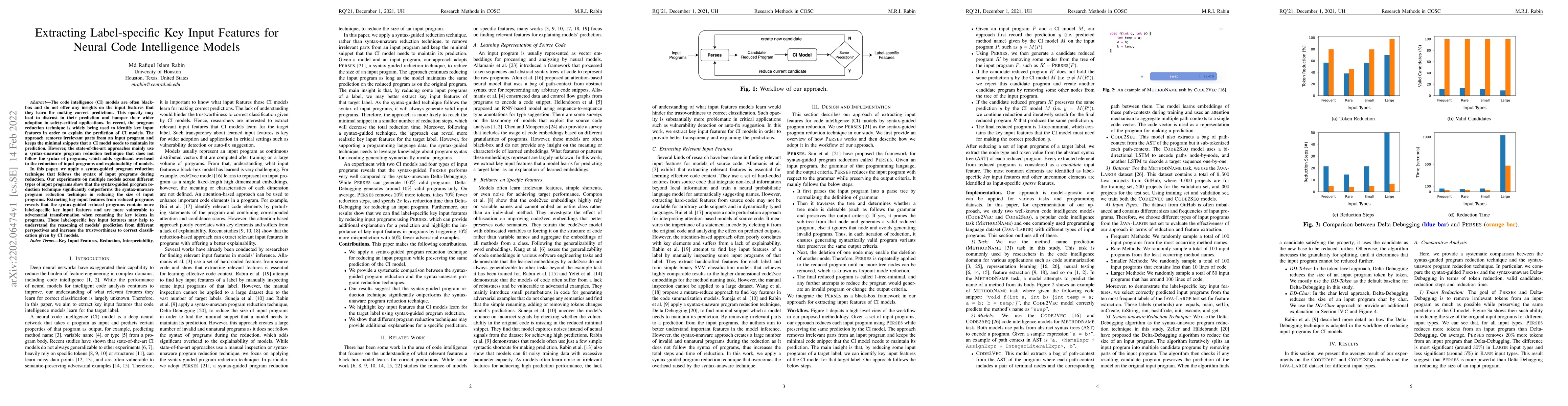 Thumbnail for Extracting Label-specific Key Input Features for Neural Code
  Intelligence Models