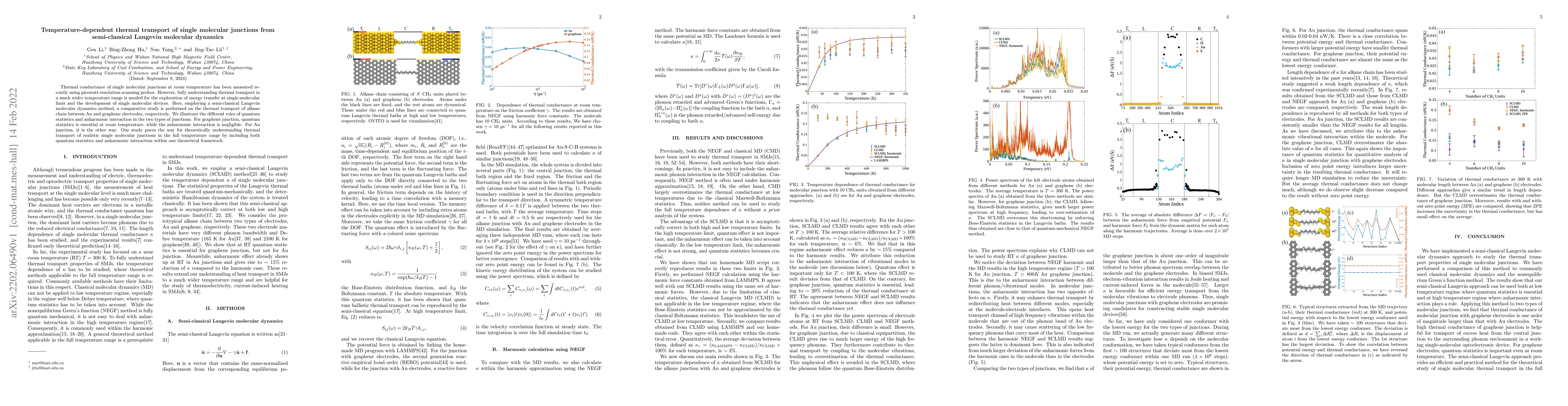 Thumbnail for Temperature-dependent thermal transport of single molecular junctions
  from semi-classical Langevin molecular dynamics