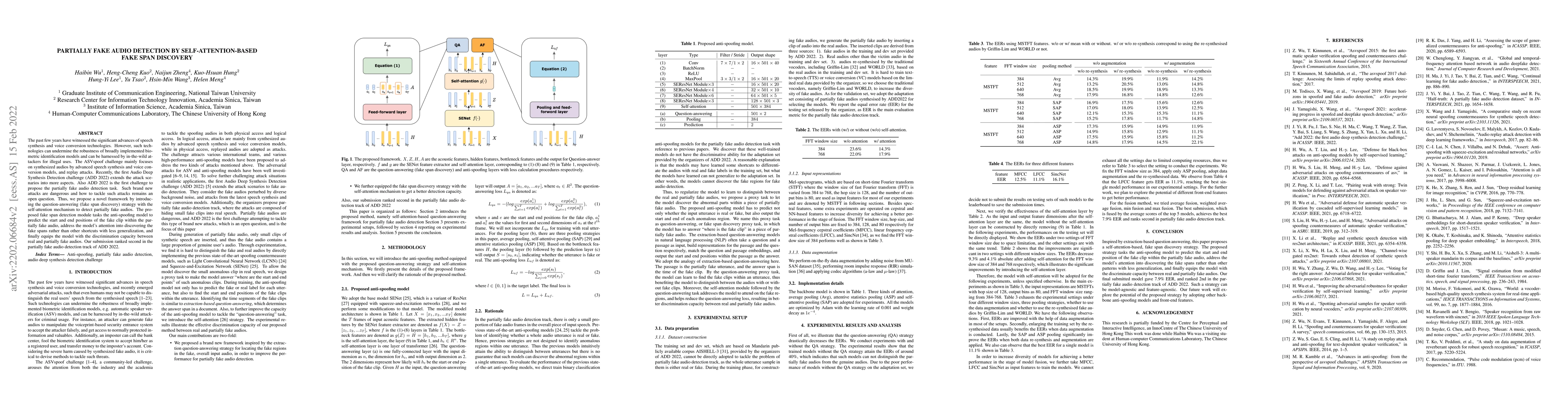 Thumbnail for Partially Fake Audio Detection by Self-attention-based Fake Span
  Discovery