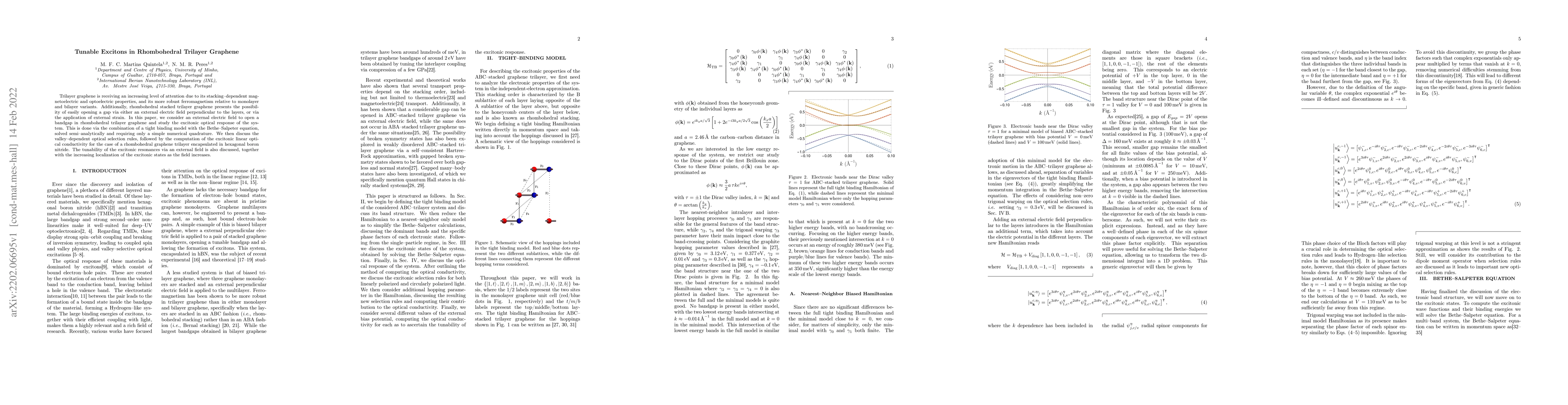 Thumbnail for Tunable Excitons in Rhombohedral Trilayer Graphene