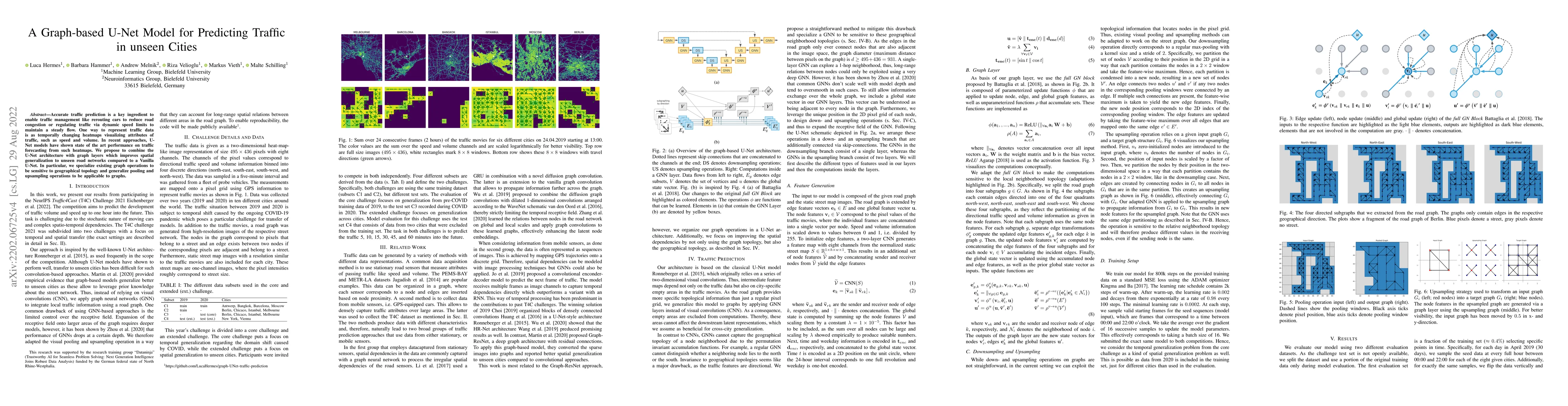Thumbnail for A Graph-based U-Net Model for Predicting Traffic in unseen Cities
