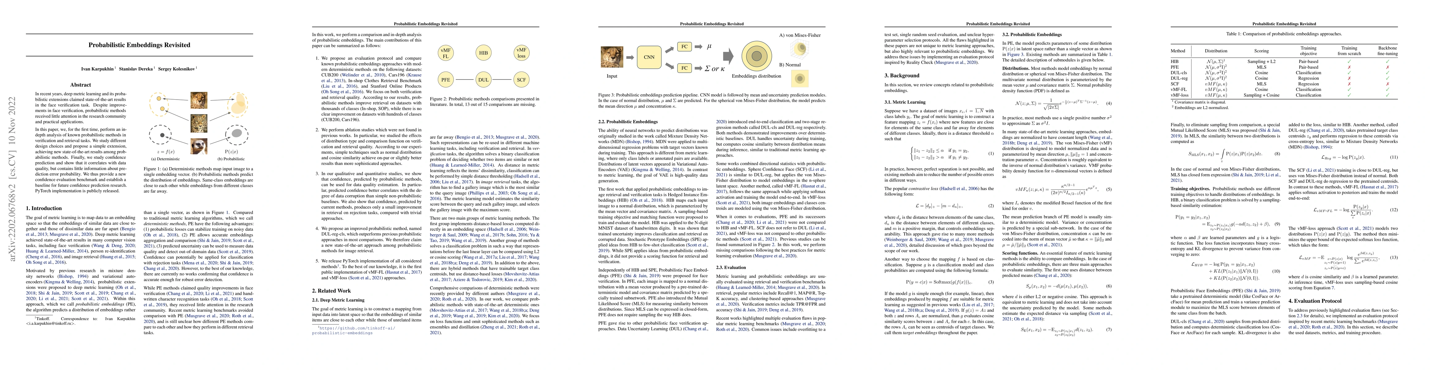 Thumbnail for Probabilistic Embeddings Revisited