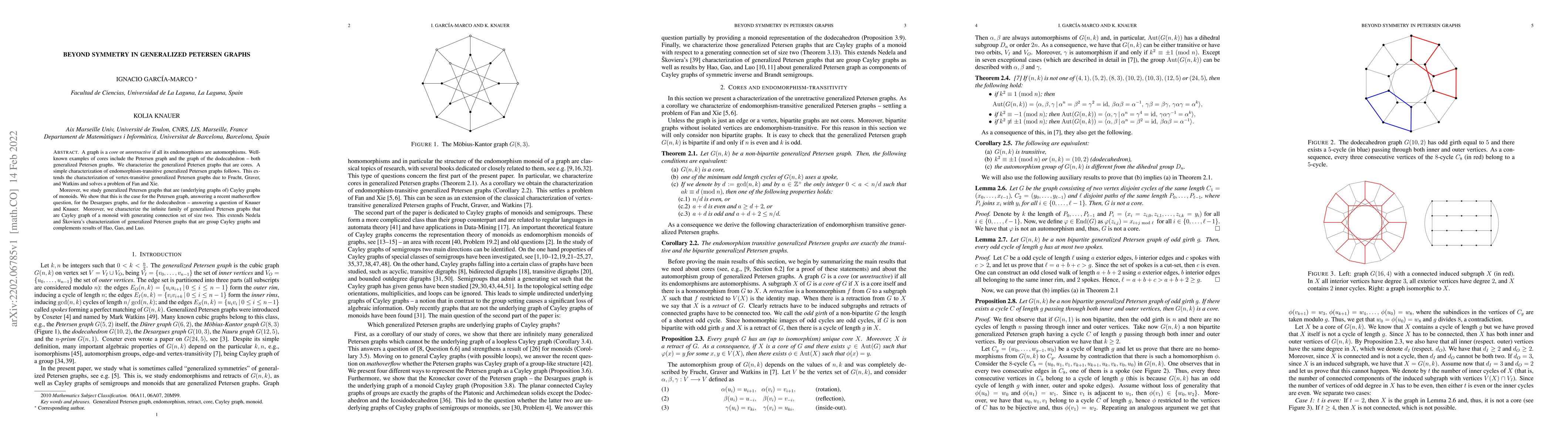 Thumbnail for Beyond symmetry in generalized Petersen graphs