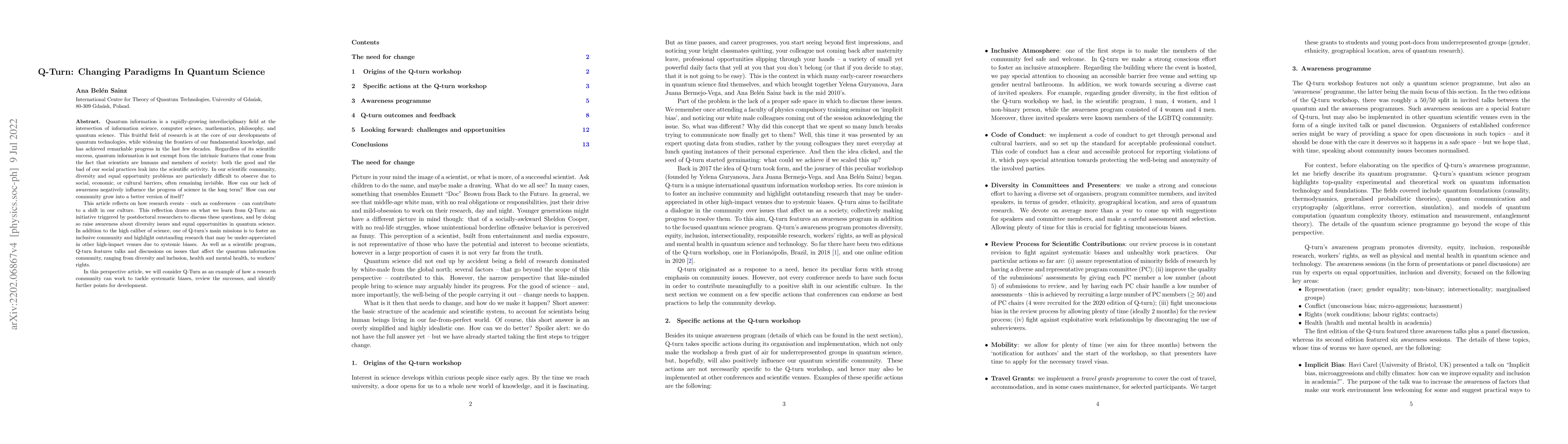 Thumbnail for Q-Turn: Changing Paradigms In Quantum Science