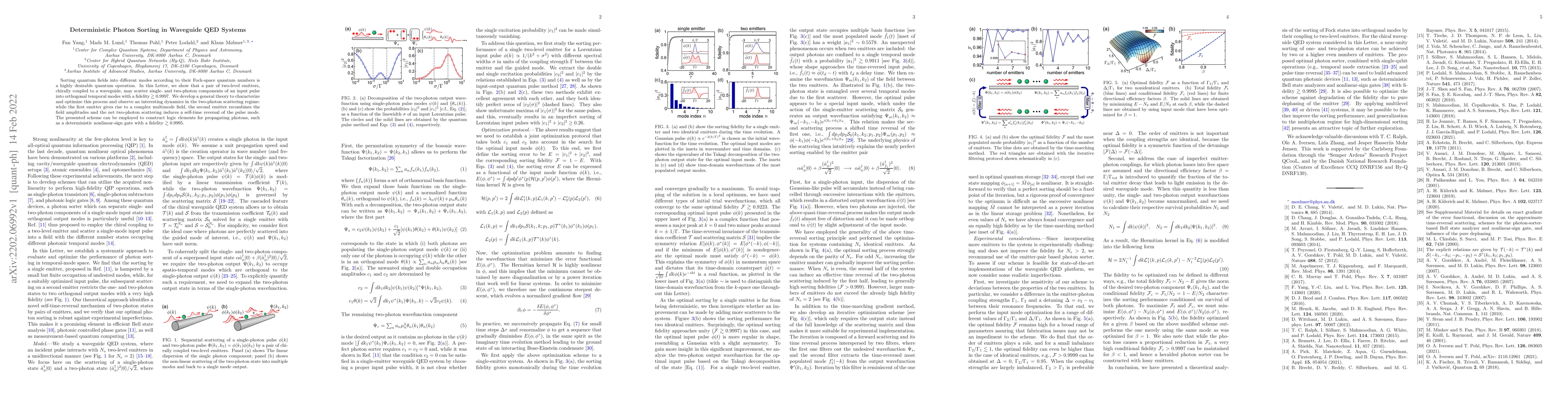 Thumbnail for Deterministic Photon Sorting in Waveguide QED Systems