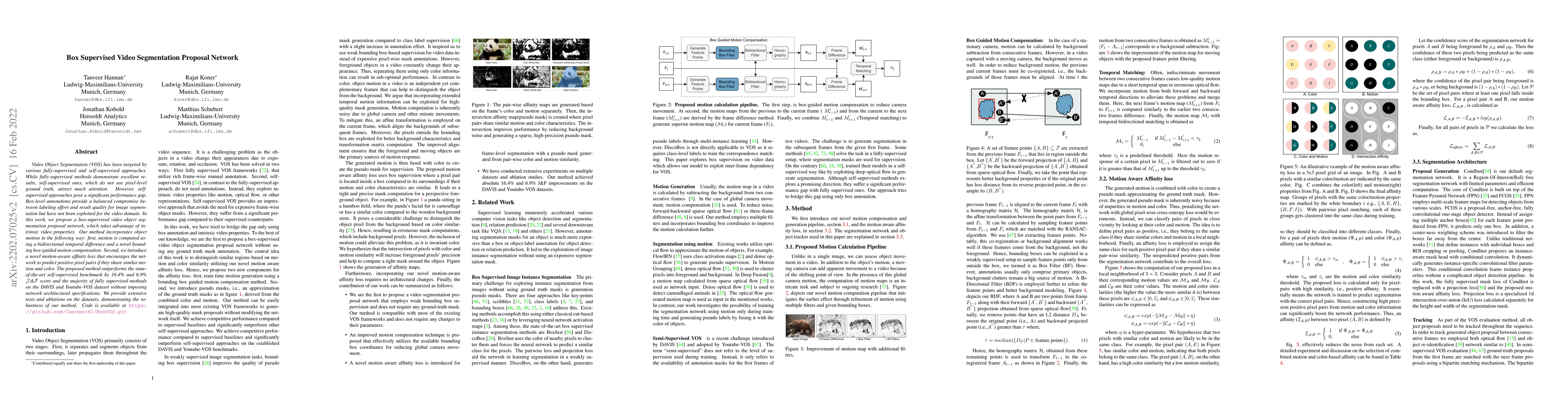 Thumbnail for Box Supervised Video Segmentation Proposal Network