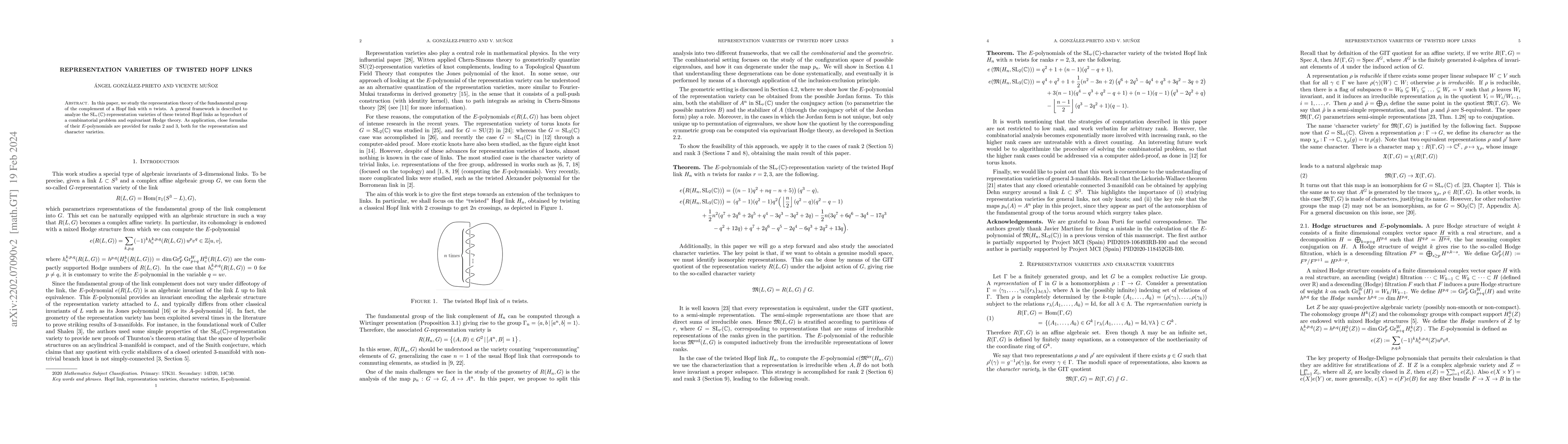 Thumbnail for Representation varieties of twisted Hopf links