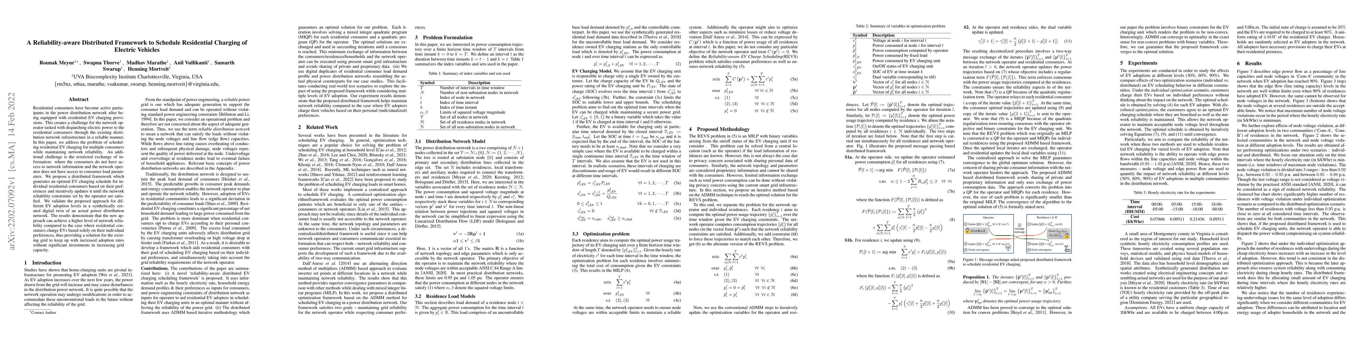 Thumbnail for A Reliability-aware Distributed Framework to Schedule Residential
  Charging of Electric Vehicles