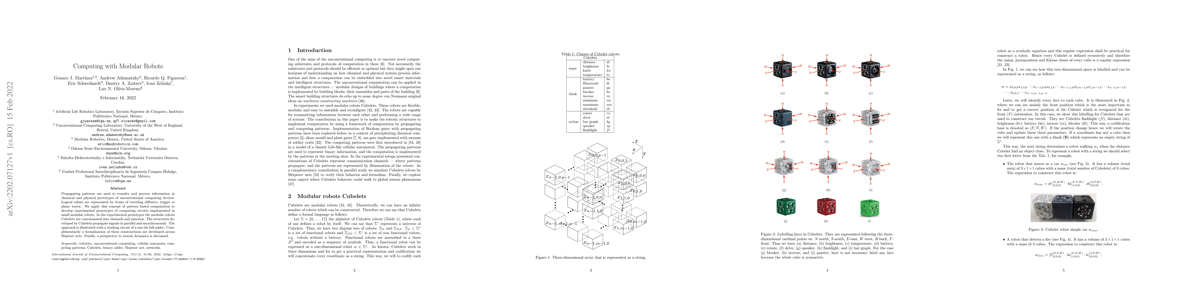 Thumbnail for Computing with Modular Robots