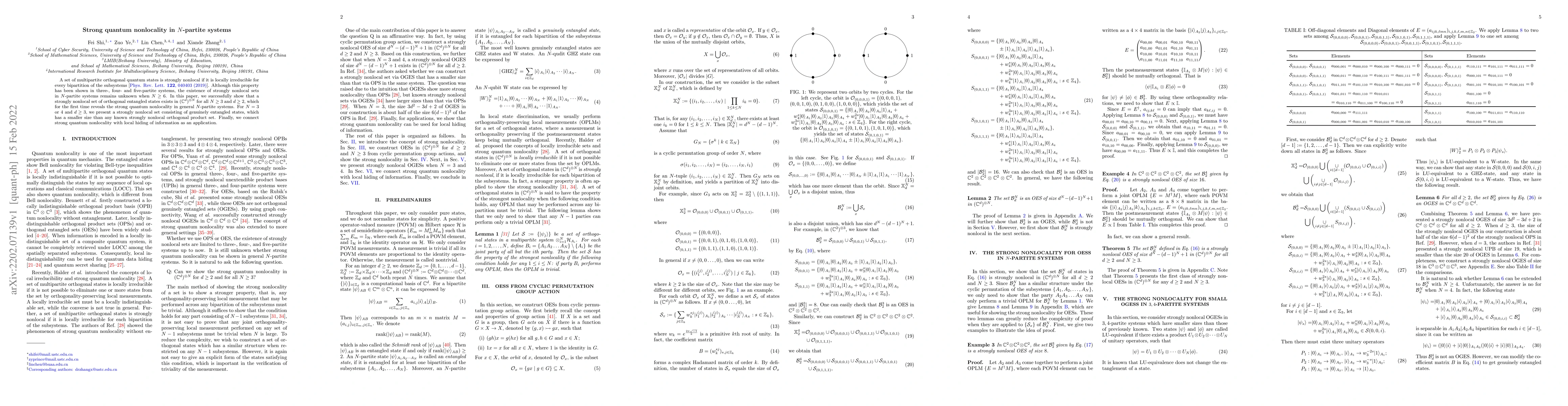 Thumbnail for Strong quantum nonlocality in $N$-partite systems
