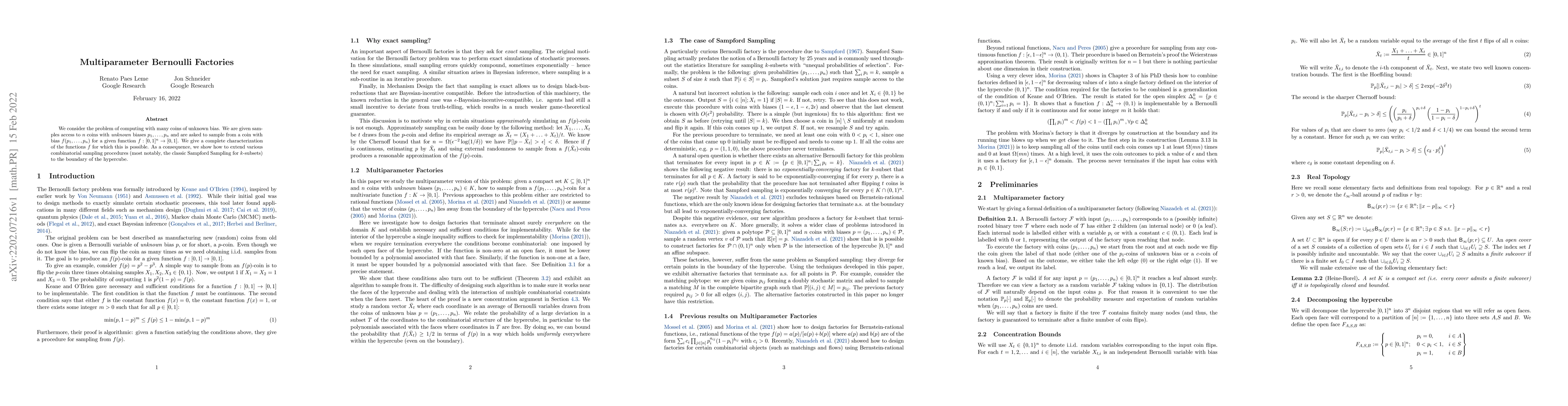 Thumbnail for Multiparameter Bernoulli Factories