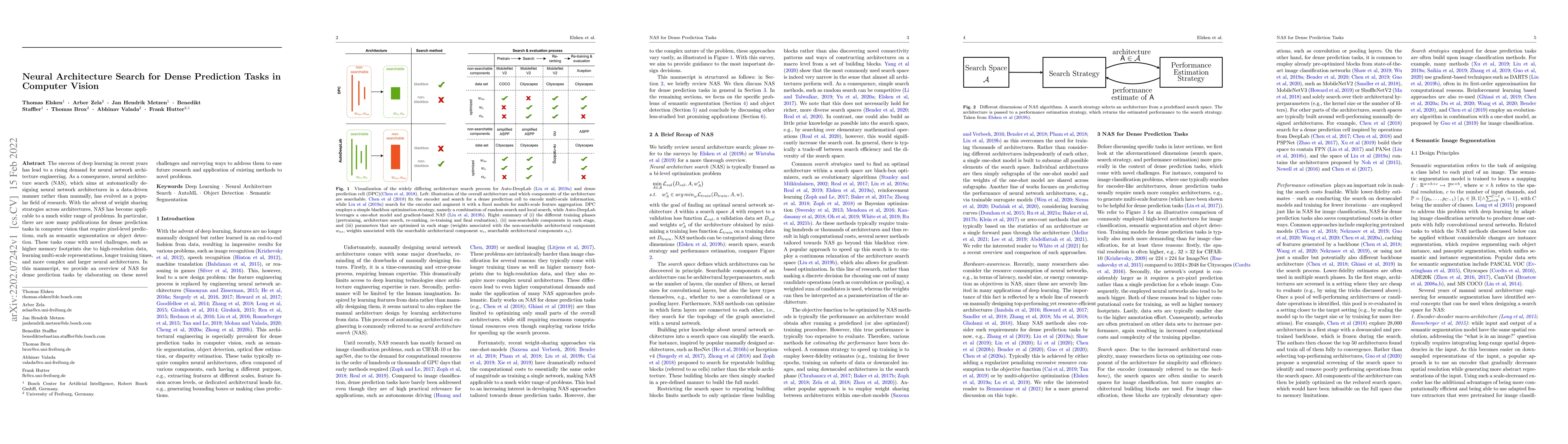 Thumbnail for Neural Architecture Search for Dense Prediction Tasks in Computer Vision