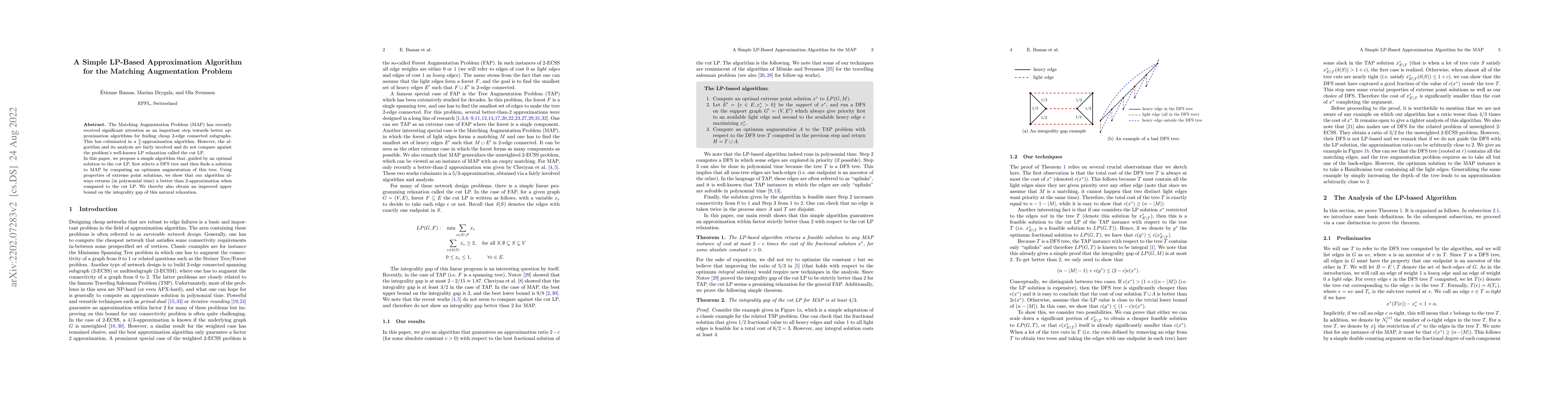 Thumbnail for A Simple LP-Based Approximation Algorithm for the Matching Augmentation
  Problem