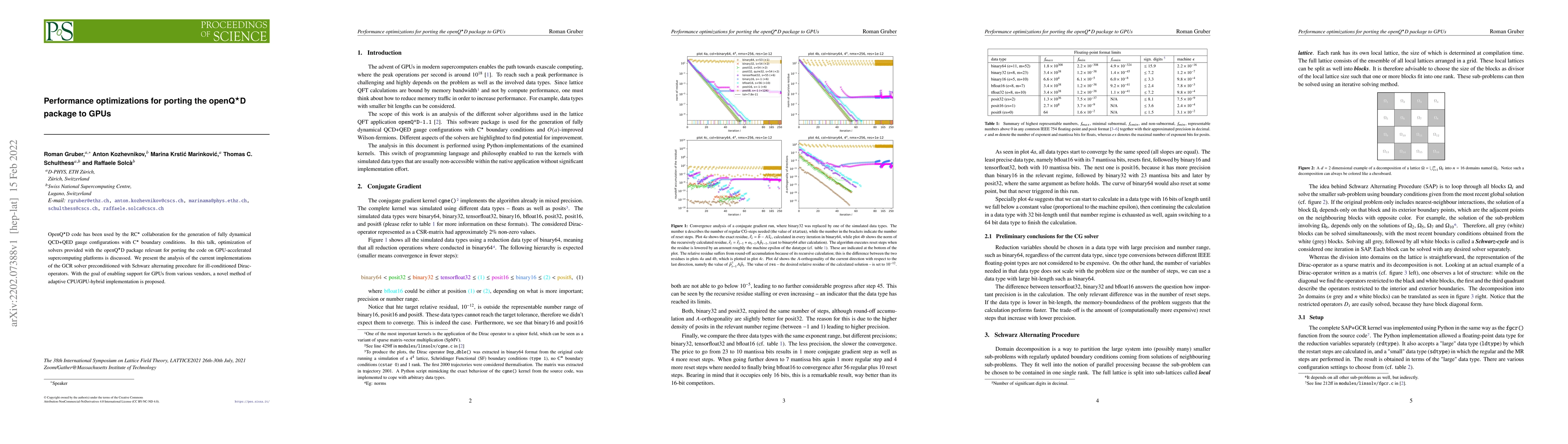 Thumbnail for Performance optimizations for porting the openQ$^\star$D package to GPUs