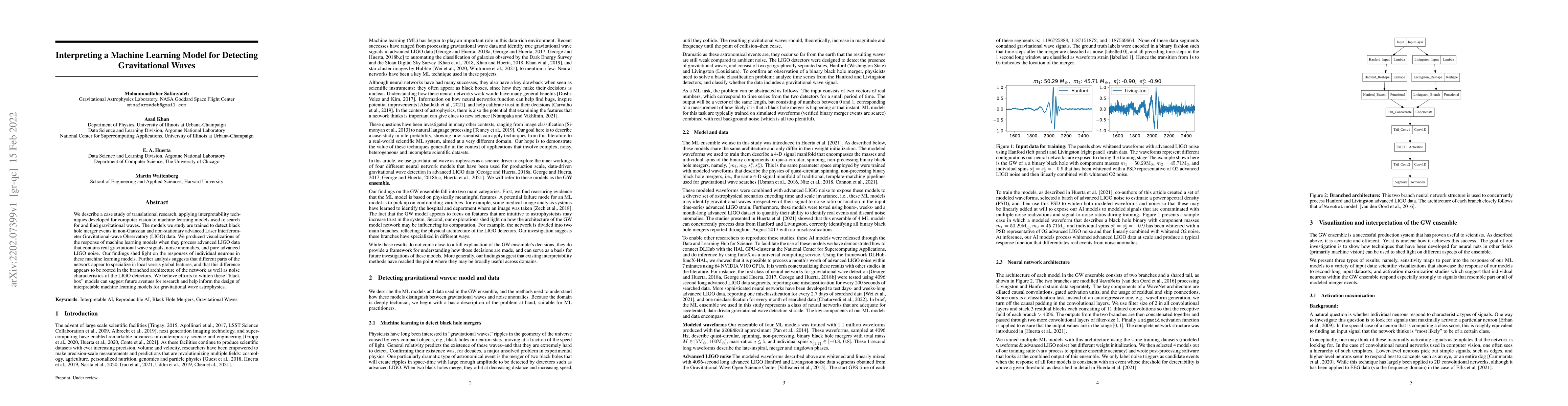 Thumbnail for Interpreting a Machine Learning Model for Detecting Gravitational Waves