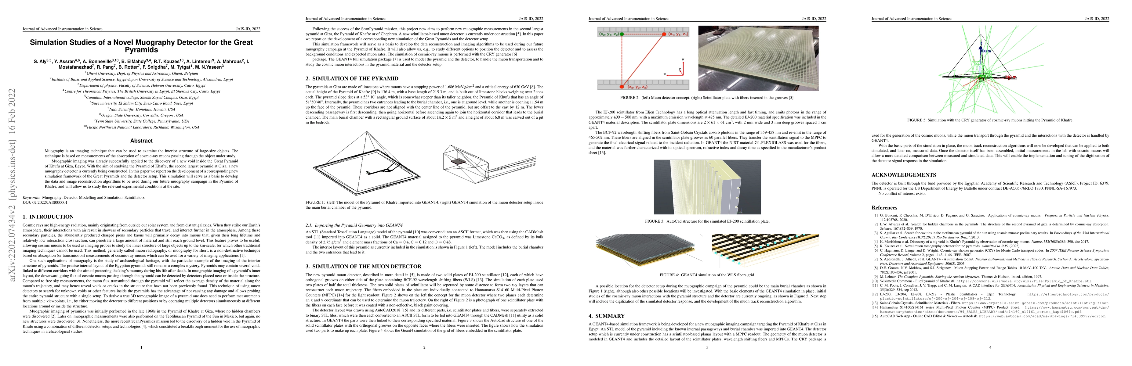 Thumbnail for Simulation Studies of a Novel Muography Detector for the Great Pyramids