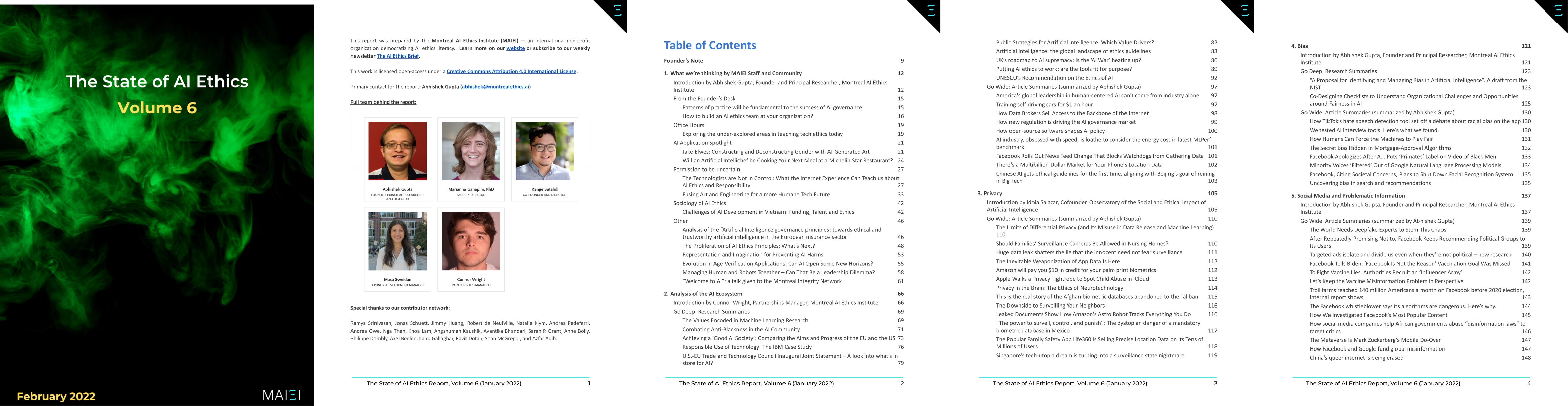 Thumbnail for State of AI Ethics Report (Volume 6, February 2022)