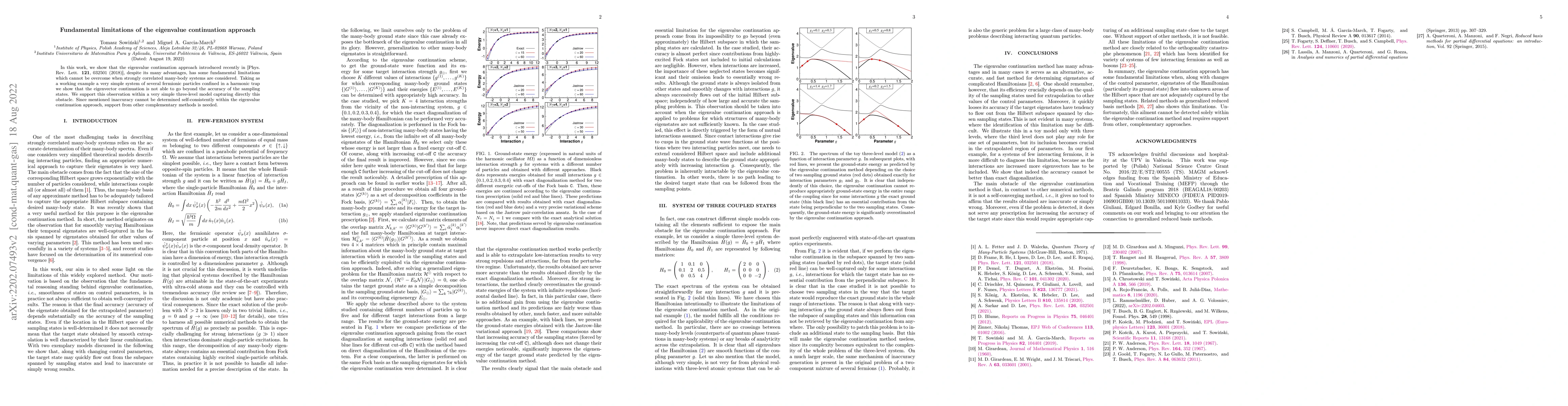 Thumbnail for Fundamental limitations of the eigenvalue continuation approach