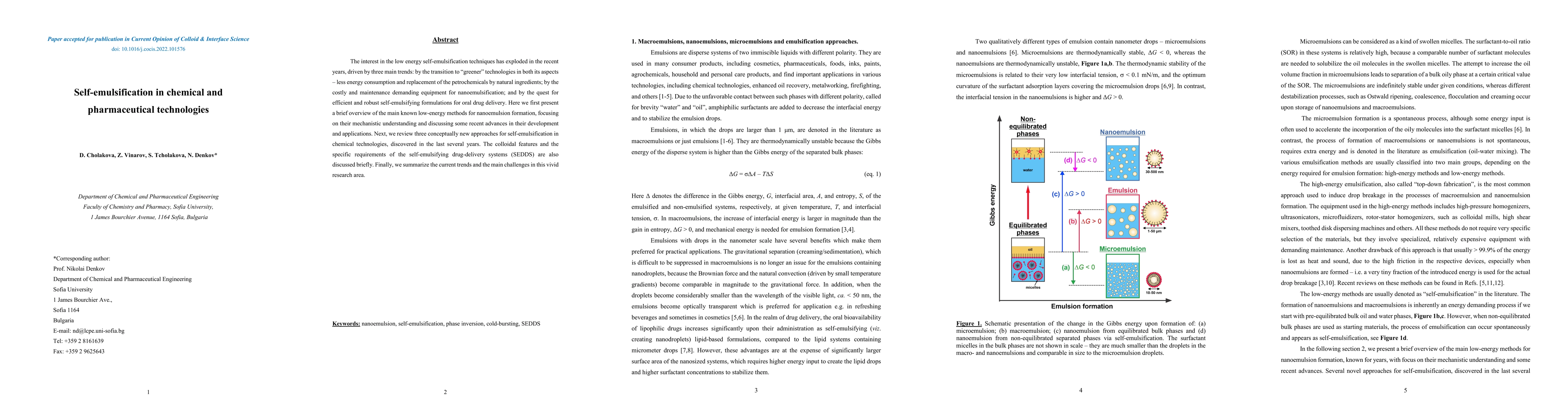 Thumbnail for Self-emulsification in chemical and pharmaceutical technologies