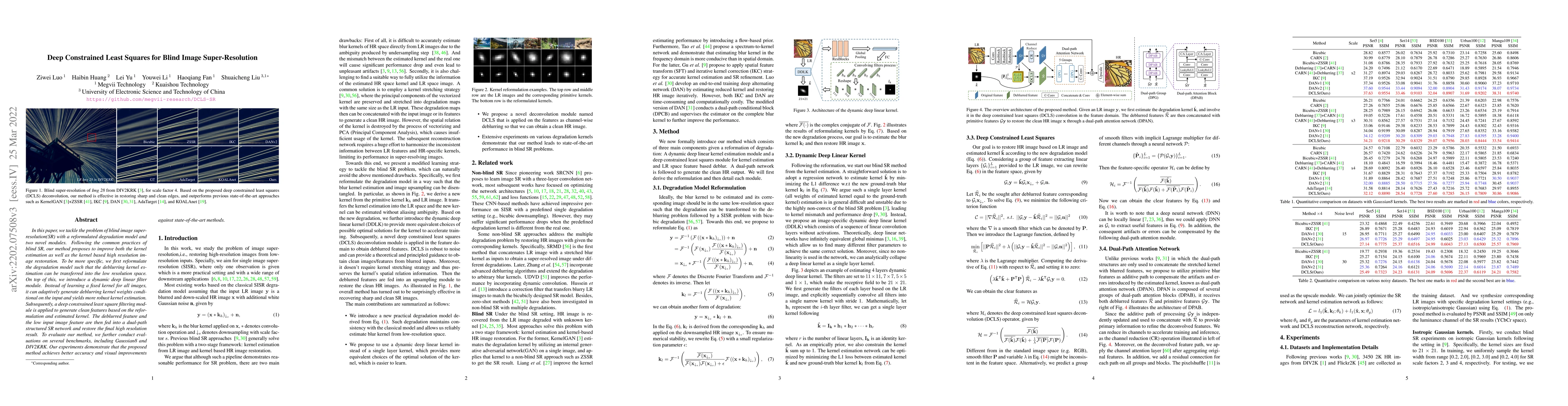 Thumbnail for Deep Constrained Least Squares for Blind Image Super-Resolution
