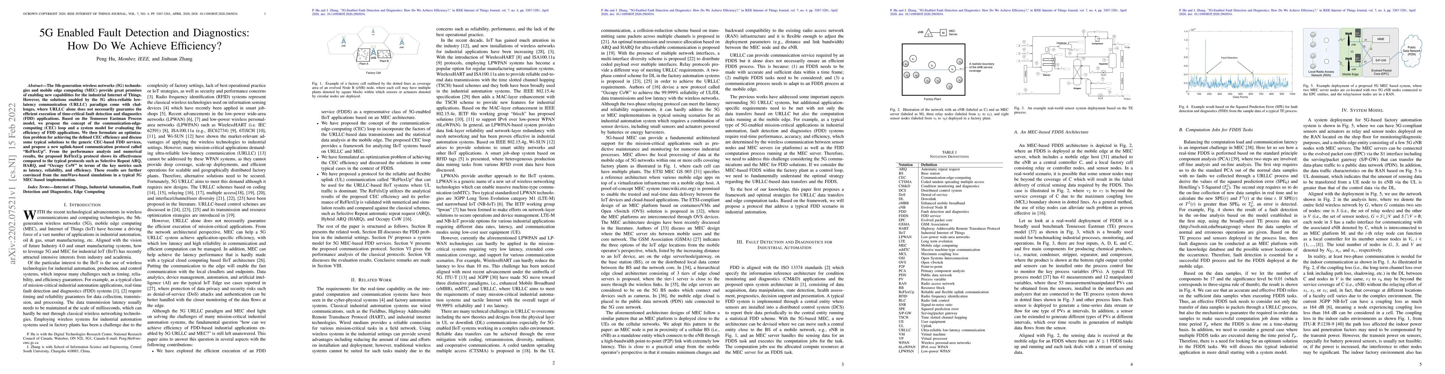 Thumbnail for 5G Enabled Fault Detection and Diagnostics: How Do We Achieve
  Efficiency?
