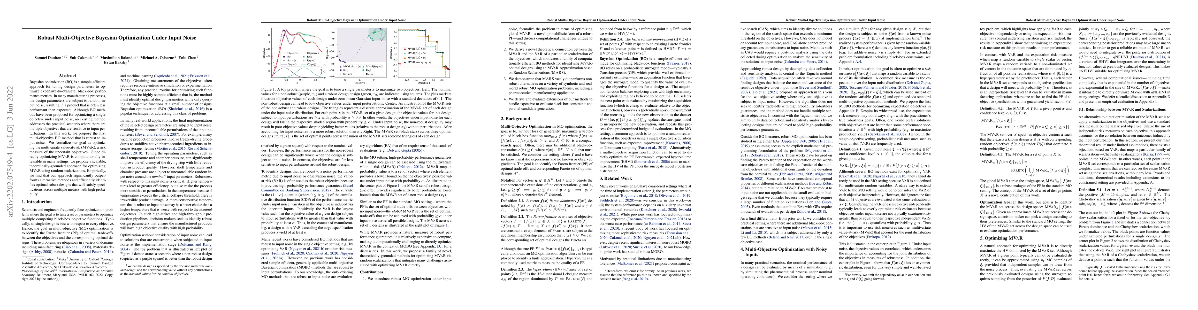 Thumbnail for Robust Multi-Objective Bayesian Optimization Under Input Noise
