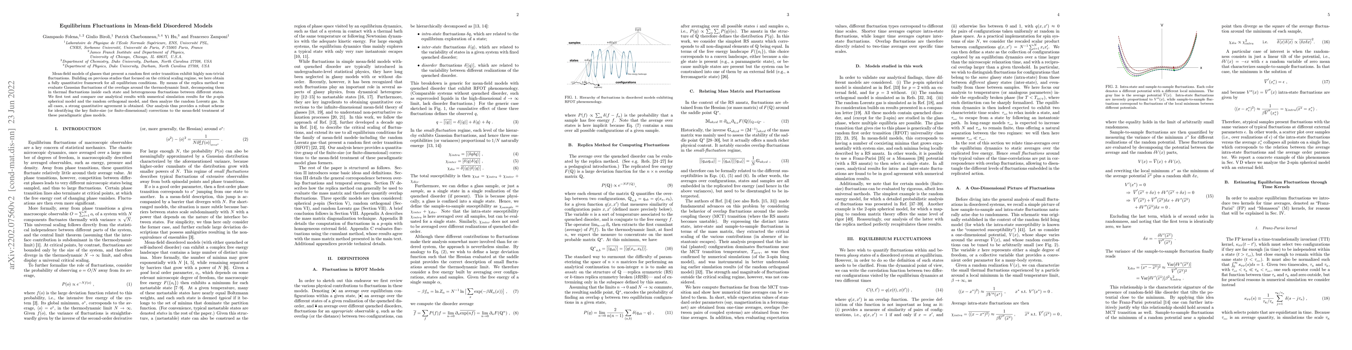 Thumbnail for Equilibrium Fluctuations in Mean-field Disordered Models
