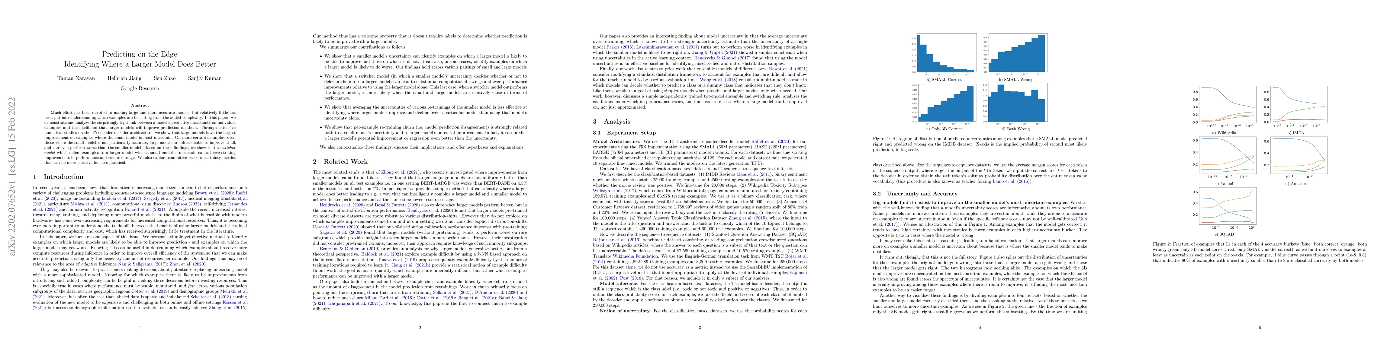 Thumbnail for Predicting on the Edge: Identifying Where a Larger Model Does Better