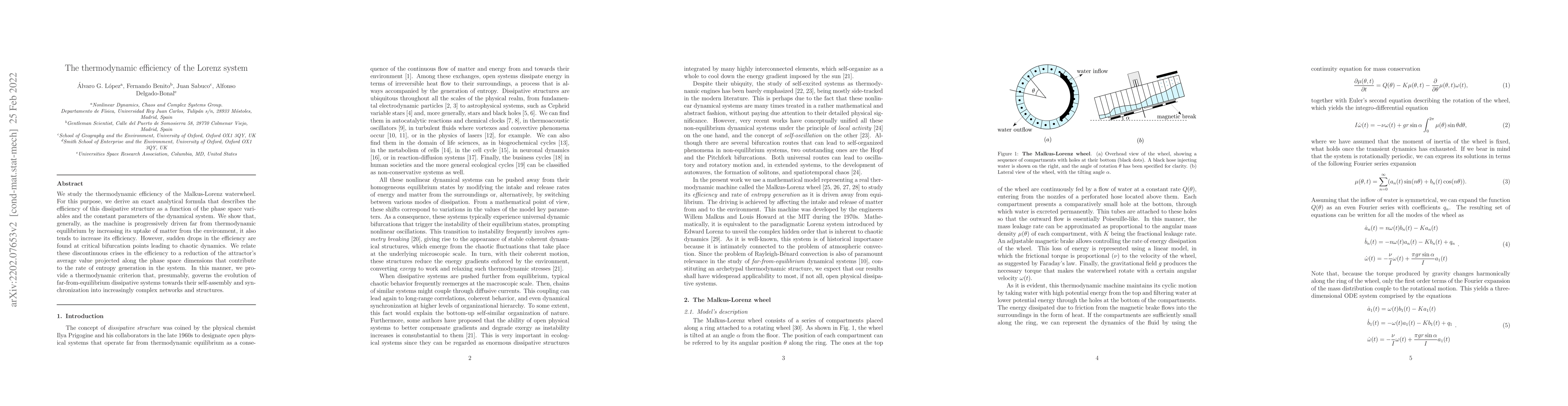 Thumbnail for The thermodynamic efficiency of the Lorenz system