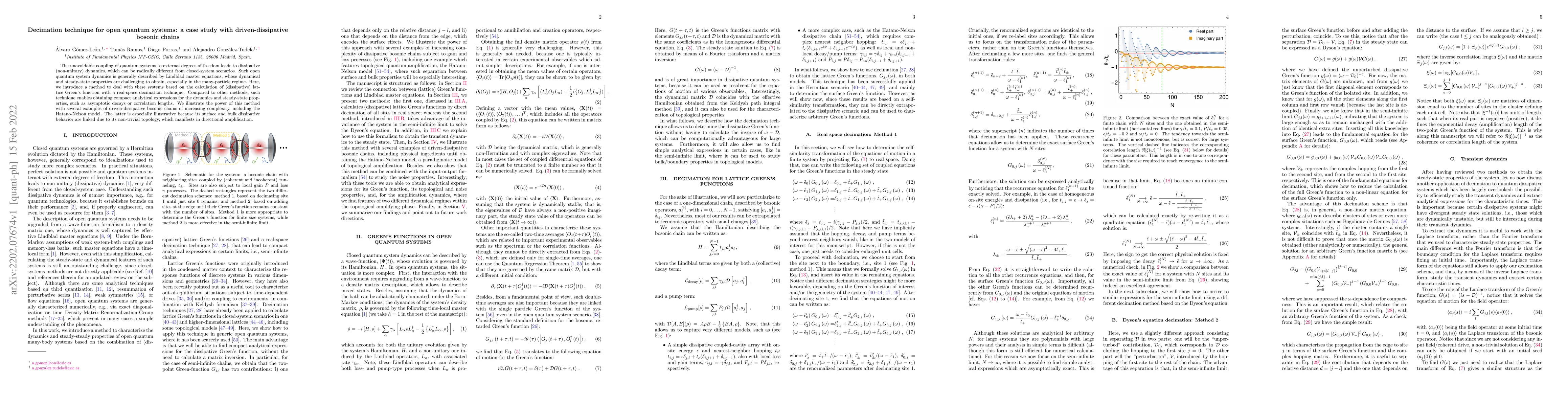 Thumbnail for Decimation technique for open quantum systems: a case study with
  driven-dissipative bosonic chains
