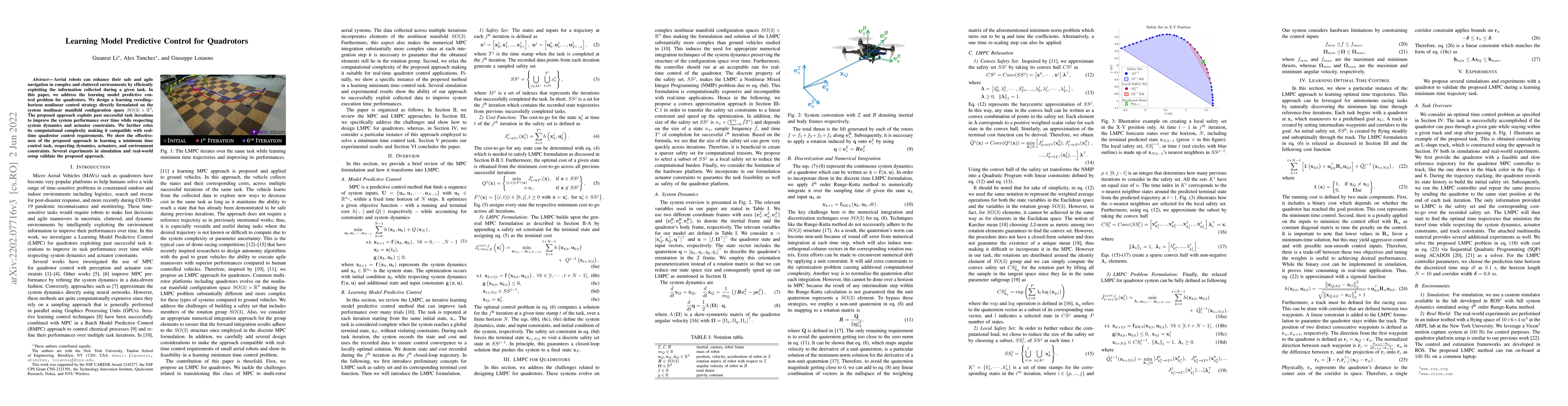 Thumbnail for Learning Model Predictive Control for Quadrotors