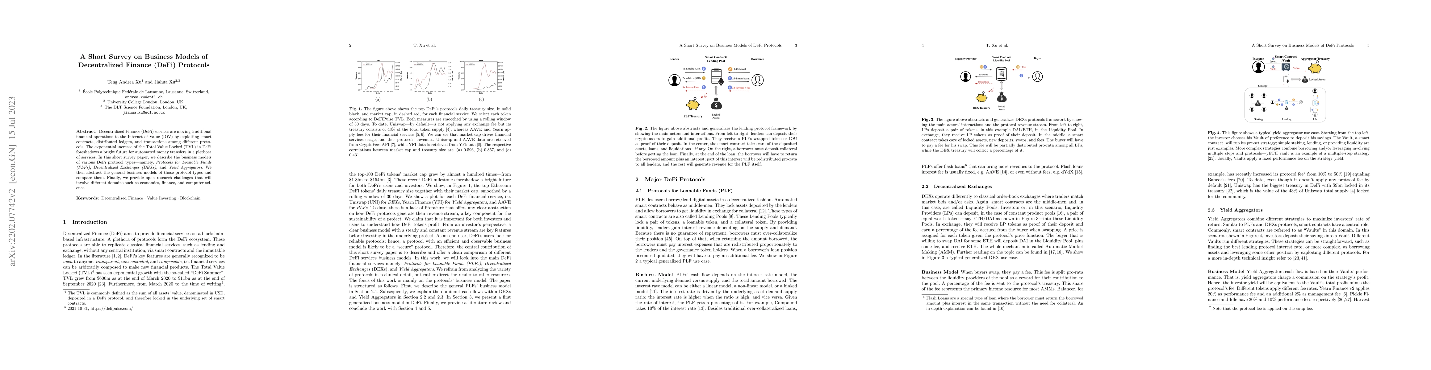 Thumbnail for A Short Survey on Business Models of Decentralized Finance (DeFi)
  Protocols