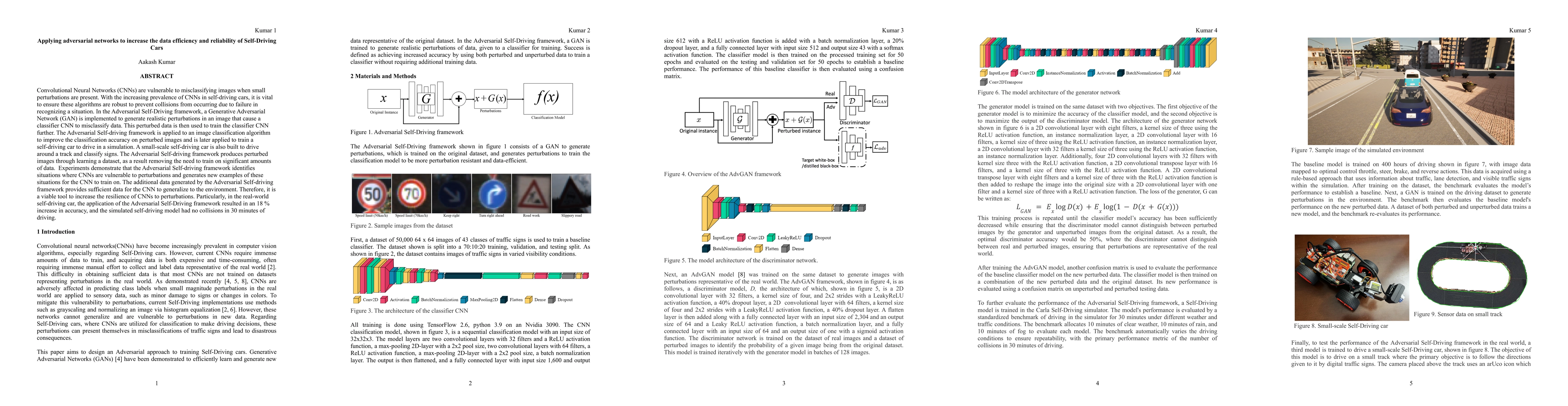 Thumbnail for Applying adversarial networks to increase the data efficiency and
  reliability of Self-Driving Cars
