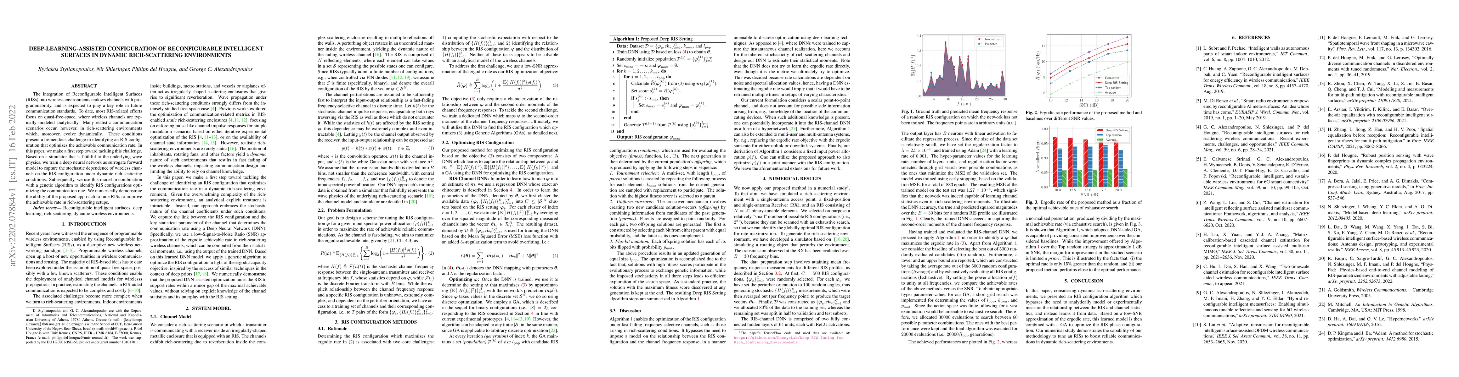 Thumbnail for Deep-Learning-Assisted Configuration of Reconfigurable Intelligent
  Surfaces in Dynamic rich-scattering Environments
