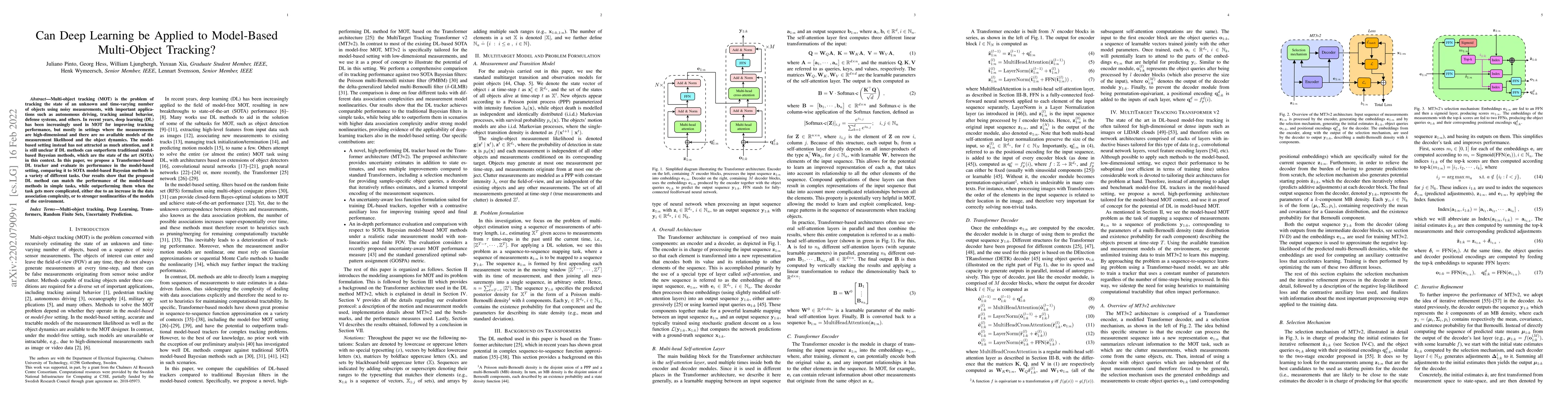 Thumbnail for Can Deep Learning be Applied to Model-Based Multi-Object Tracking?