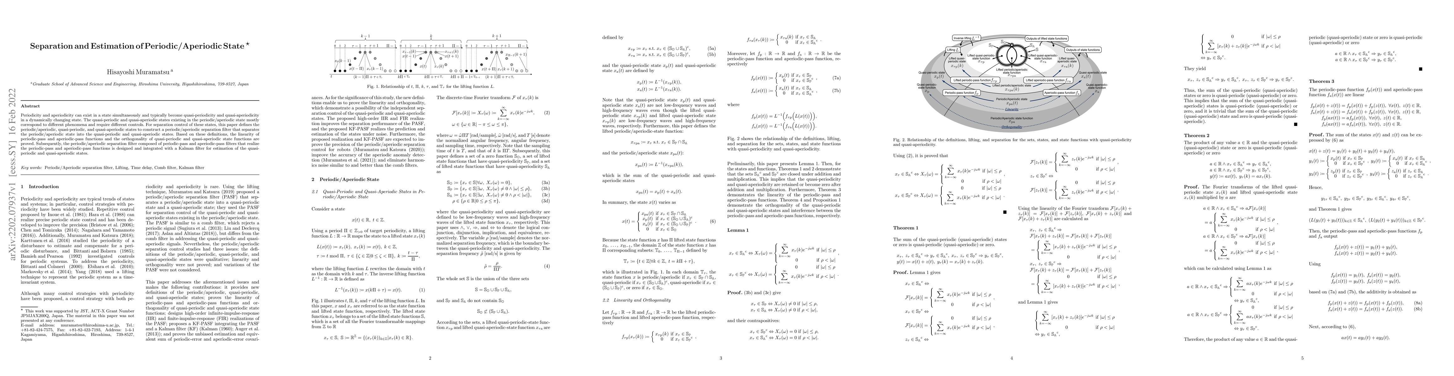 Thumbnail for Separation and Estimation of Periodic/Aperiodic State