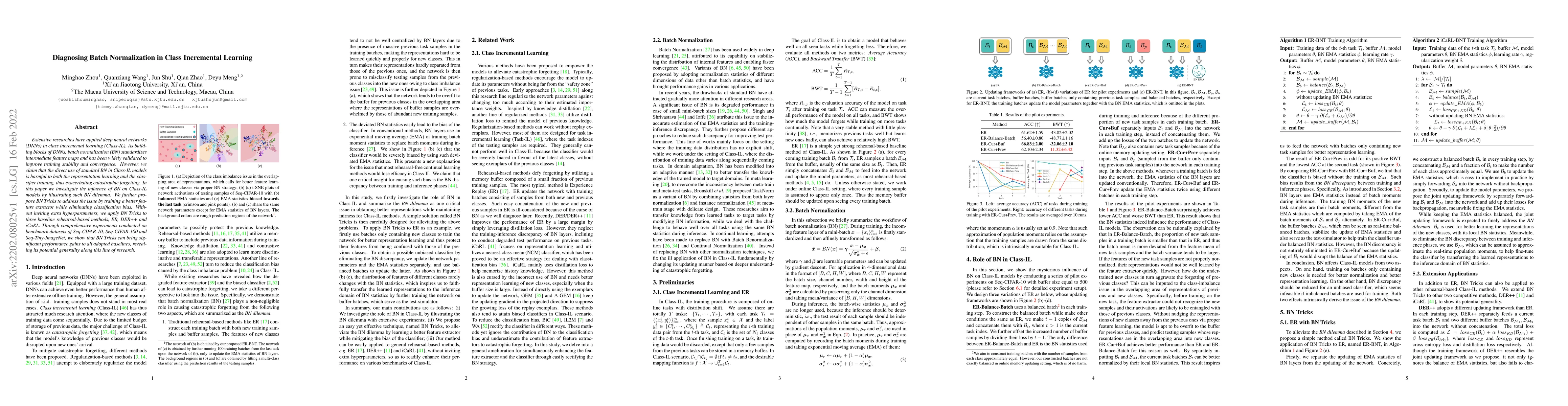 Thumbnail for Diagnosing Batch Normalization in Class Incremental Learning