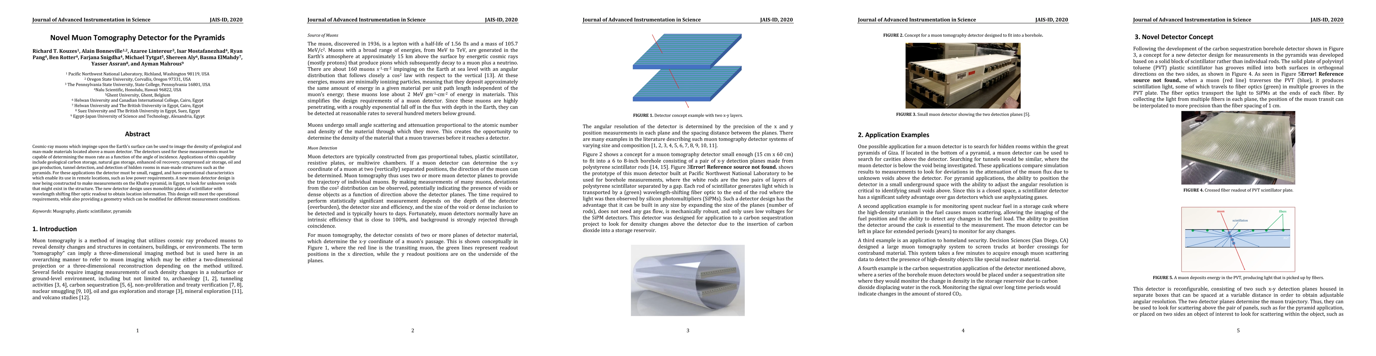 Thumbnail for Novel Muon Tomography Detector for the Pyramids
